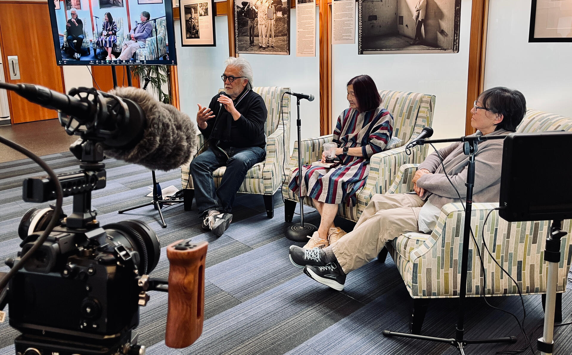 JJ Islas setting up a shot for the short film, STRANGE REMEDY (2025) - Photo by Adrienne De Santis